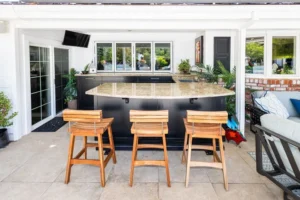 Next Level ECP and Design - Outdoor kitchen and mini bar.
